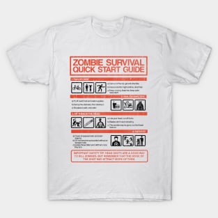 Zombie Survival - Quick Start Guide T-Shirt